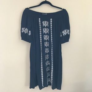 Loft Off-the-shoulder Shift Dress